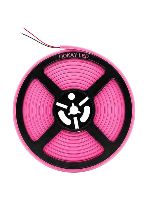 Ookayled 5 METRE PEMBE NEON ŞERİT LED IŞIK