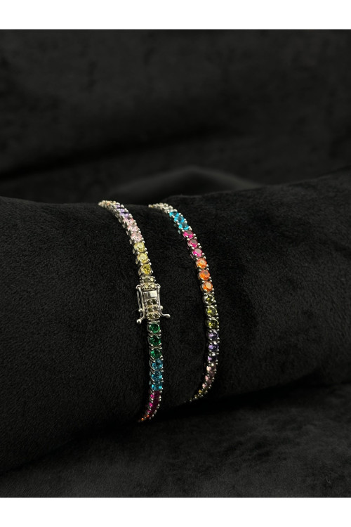 Glow Line Gümüş Suyolu Bileklik