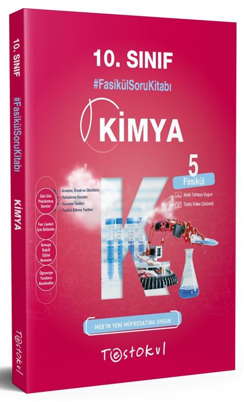 Test Okul 10. Sınıf Kimya Fasikül Soru Kitabı Bankası 2023