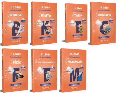 Test Okul 11. Sınıf Fasikül Anlatım Seti Tam Set 7 Kitap 2023