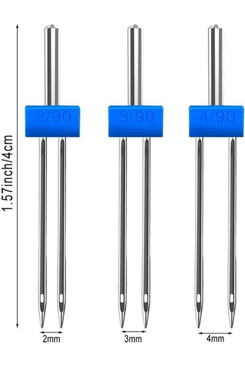 Aile Dikiş Makinesi İçindir (Nervür Ve Reçme Dikişi (2Mm/3Mm/4Mm) 3 Adet Vardır.