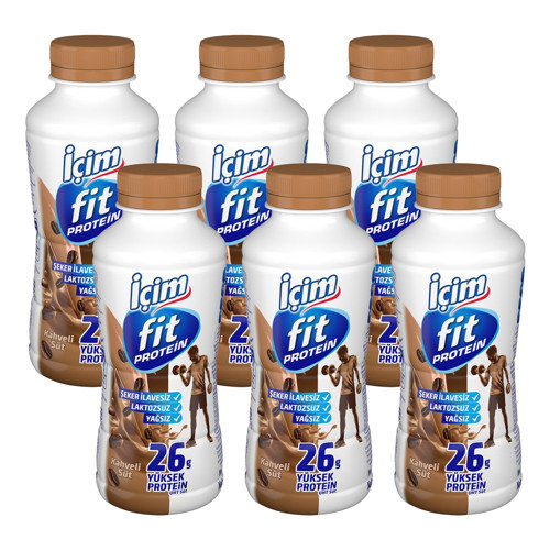 Fit Protein Kahveli Süt 400 ml x 6 Adet