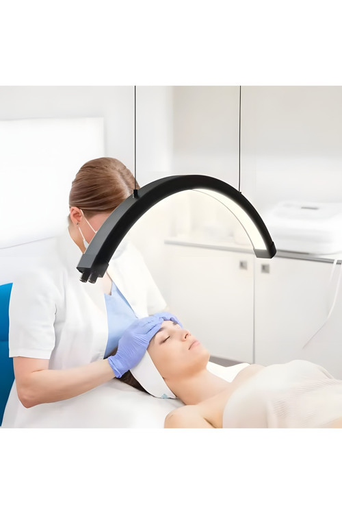 Askılı Led Kirpik Lambası Yarım Ay Lamba Salon Cilt Bakım Lambası Kumandalı 48W