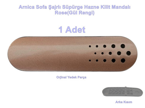 Fl Sofa Hazne Kilit Mandalı Rose (Gül Rengi) Renk (Yeni Tip Delikli  Ürün)