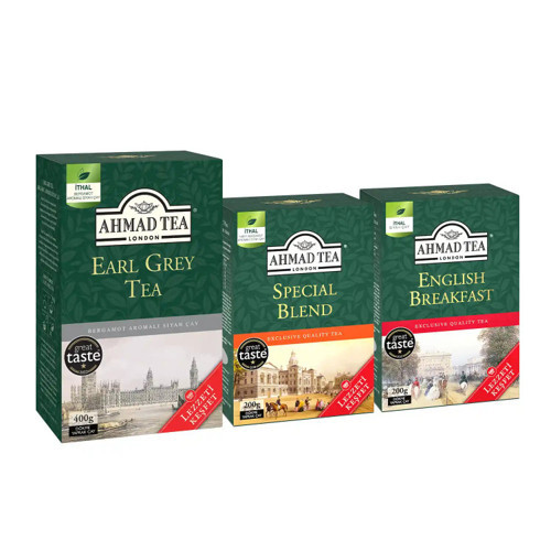 Avantaj Paketi 3’lü Dökme Çay (Earl Grey 400 gr + Special Blend 200 gr + 200 gr Ceylon)