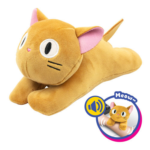 Kneady Kitty Etkileşimli Pelüş Kedi Kahverengi 89277