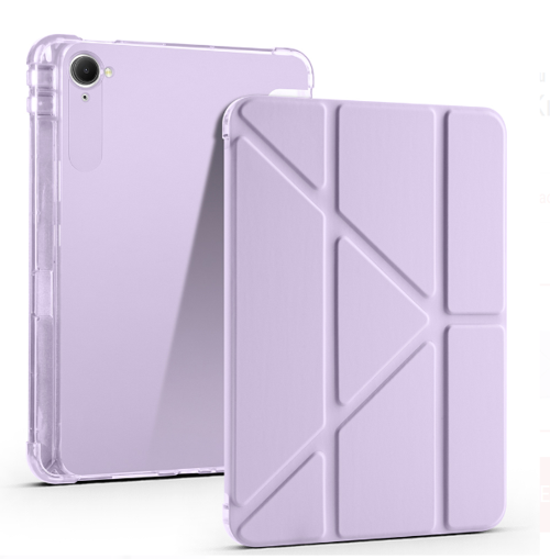 Xiaomi Pad Mini 8.8 inç ile Uyumlu Kalem Bölmeli Uyku Modlu Katlanabilir Trifolding Tablet Kılıfı