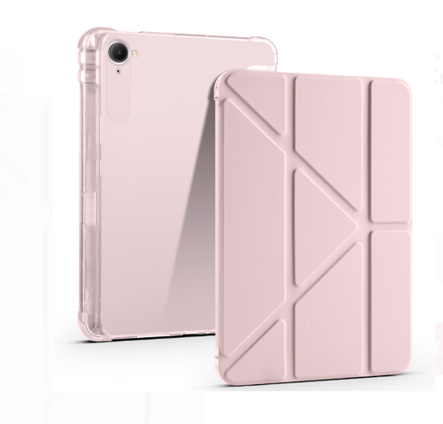 Xiaomi Pad Mini 8.8 inç ile Uyumlu Kalem Bölmeli Uyku Modlu Katlanabilir Trifolding Tablet Kılıfı