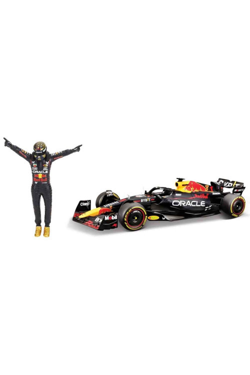 1:24 Oracle Red Bull Racing RB19 Figürlü Formula 1 Yarış Arabası - 1-Max Verstappen