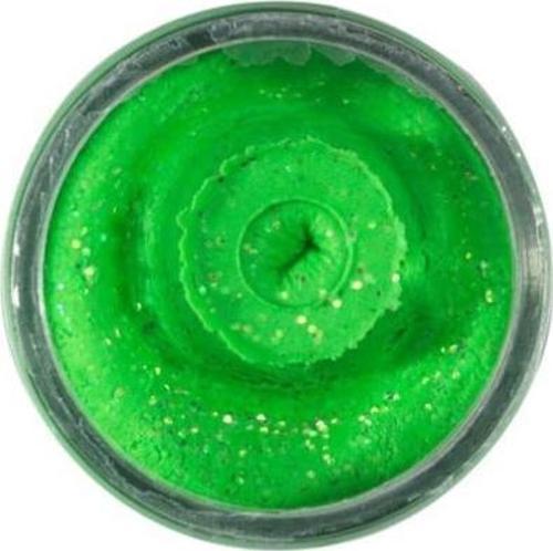 Powerbait Natural Glitter Trout Bait Garlic Sahte Yemi SPRNG GREEN