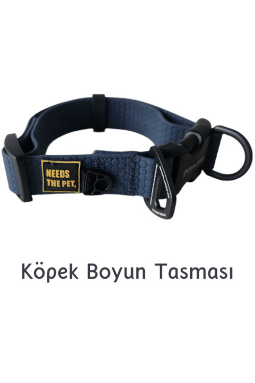 Köpek Boyun Tasmasi Waterproof Collar Mavi L Beden