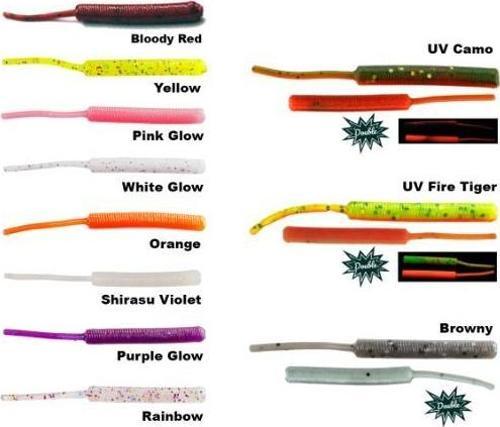 Baby Worm Kokulu Lrf Silikon Yemi Pearl White Glow