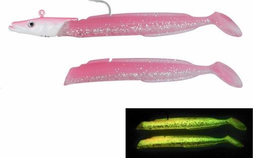 Salt Eel 13cm 22gr x2 Silikon Yem 034 - Glowy