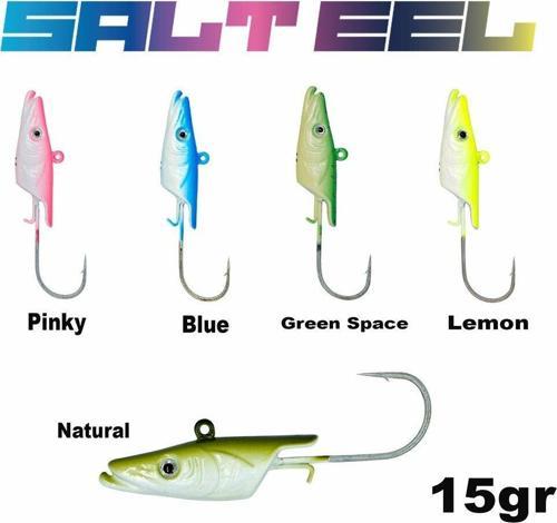 Salt Eel 15gr Jighead 030 - Lemon