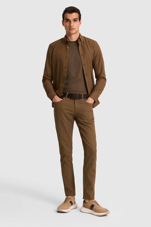 Erkek Haki Kanvas Pantolon 50326183-VR027