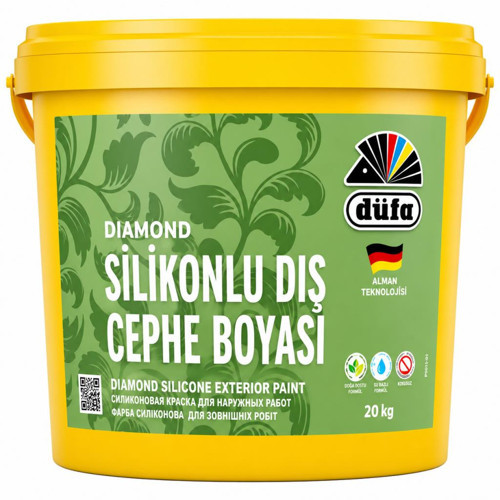 Diamond Silikonlu Dış Cephe Boyası 20 Kg Beyaz
