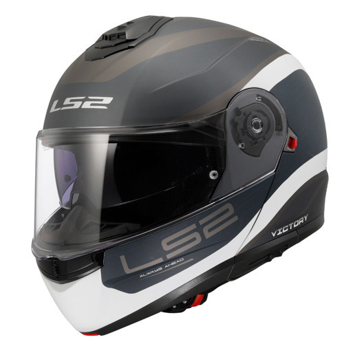 STROBE 2 VICTORY MAT GRİ-MAVİ-KUM KASK