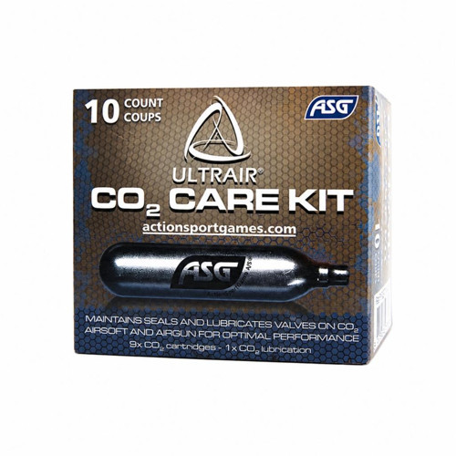 12 gr CO2 Airsoft Tüpü 10'lu Kutu (9 Normal + 1 Yağlı)