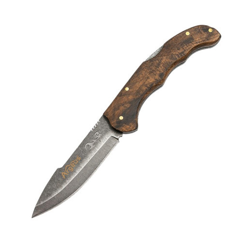 Katlanır Cep Çakısı - Argeus - Ahşap Saplı - Model 4