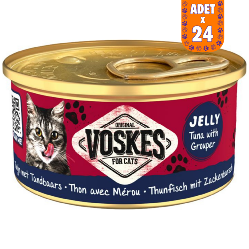 Ton Balıklı ve Orfoz Balıklı Kedi Konservesi 24x85 Gr