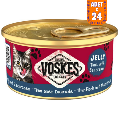 Ton Balıklı ve Çipuralı Kedi Konservesi 24x85 Gr