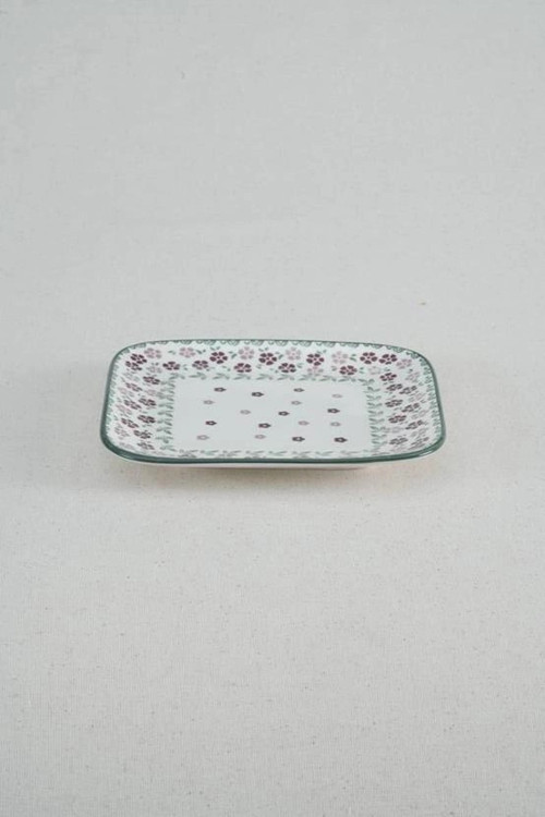 Luise Çiçek Desenli Porselen Tabak 6'lı 19 cm
