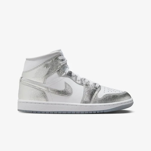 Air Jordan 1 Mid SE 'Metallic Silver' (W) SPARKSOLE