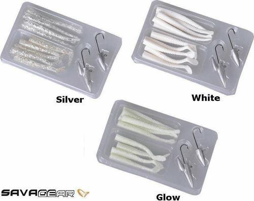 Lrf Micro Sandeel Kit 12 Adet(1+1.5+5) Suni Yem White (50346)