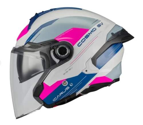 YARIM KASK OF515SV COSMO SV ICARUS A8 PARLAK