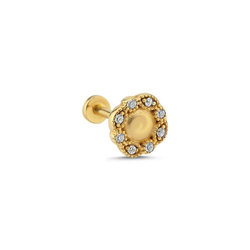 Sekiz Taşlı Model Tragus Piercing