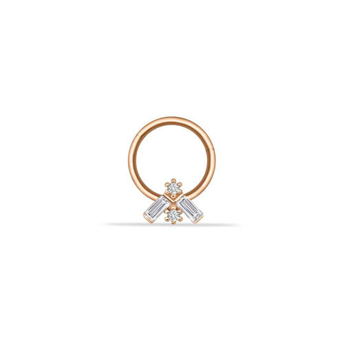 Şık Baget Taşlı Helix Piercing