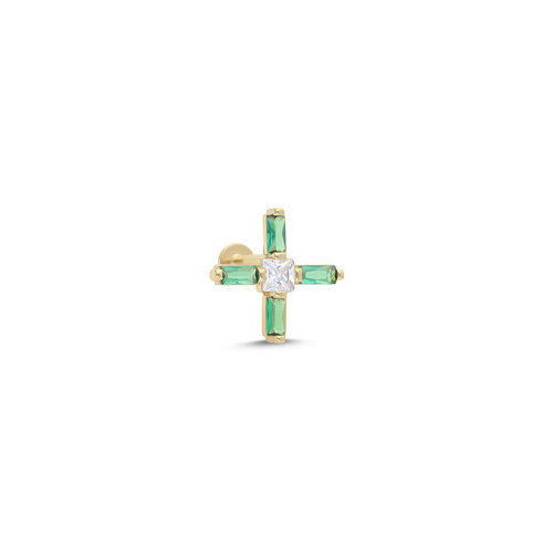 Emerald Starlet Tragus Piercing