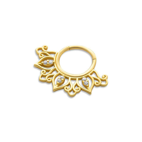 Taşlı Mandala Helix Piercing