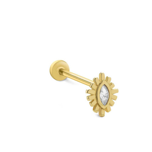 Eye Taşlı Tragus Piercing