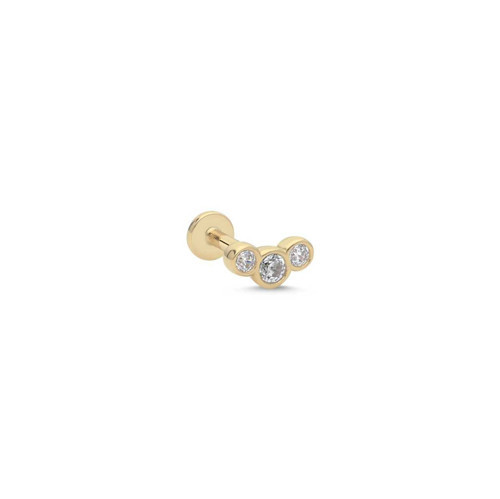 Üç Taşlı Tragus Piercing
