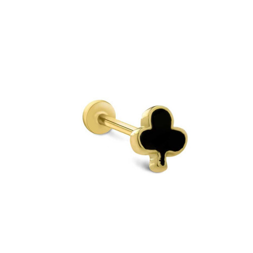 Sinek Siyah Mineli Tragus Piercing