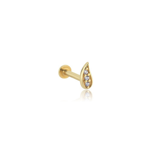 Taşlı Droplet Tragus Piercing