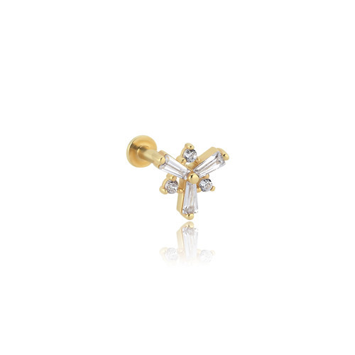 Taşlı Y Tragus Piercing