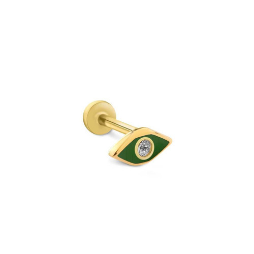 Green Göz Tektaş Tragus Piercing