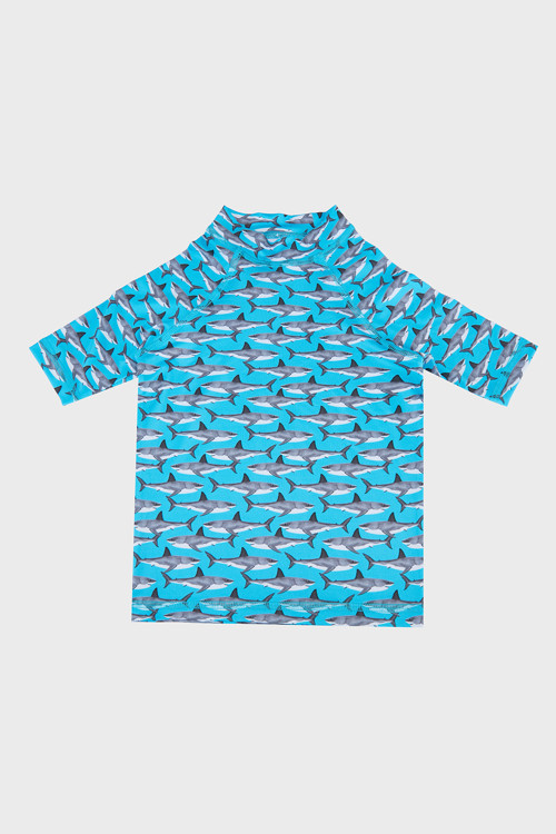 Santana Uv Korumalı Kısa Kollu Mayo Erkek Çocuk T Shirt ST2631000003 MAVİ