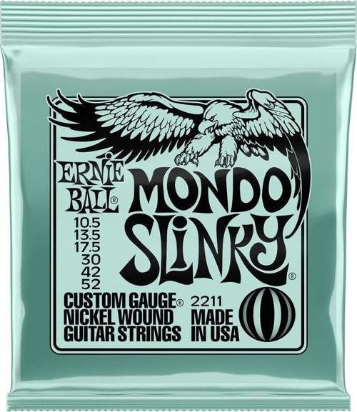 ERNIE BALL P02211 - Mondo Slinky Nickel Wound 10.5-52 Elektro Gitar Teli