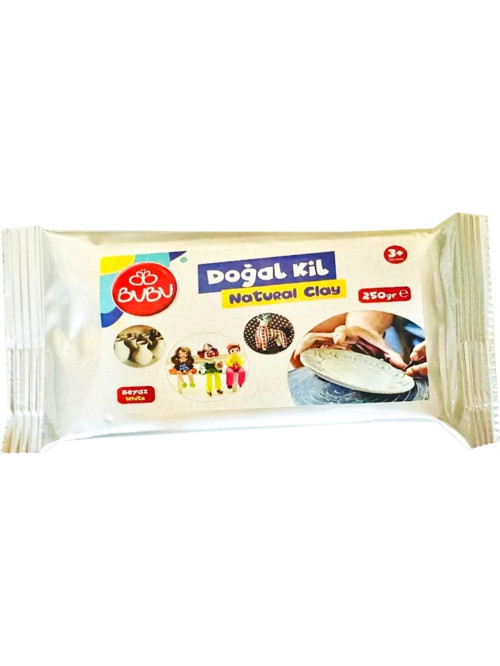 Doğal Kil Hamuru 250 gr Beyaz (DK0001)