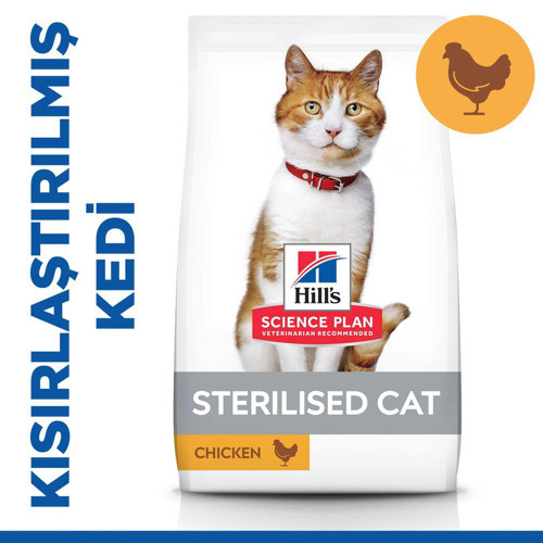 Hills Tavuklu Kısırlaştırılmış Yetişkin Kedi Maması 1,5 Kg