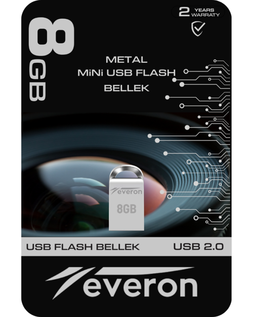 8gb Metal Usb Mini Flash Bellek
