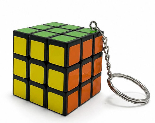 Zeka Küpü Anahtarlık - Mini Rubik Küpü Taşınabilir Oyuncak Liv812