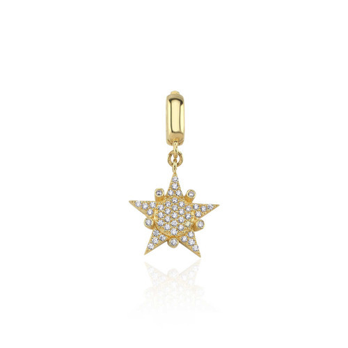 White Spot Star Kolye Ucu