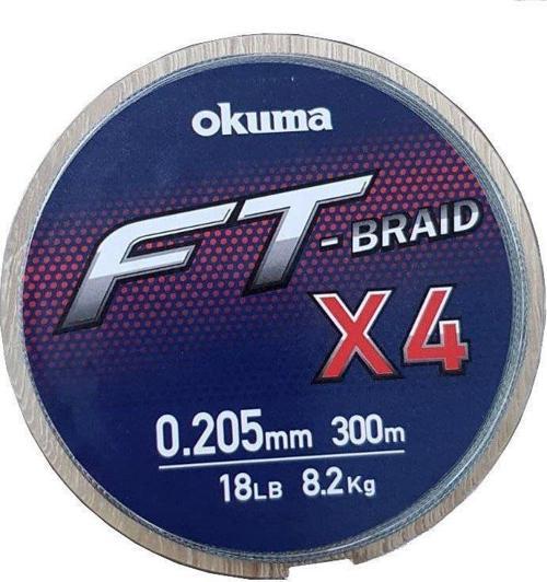 Ft-*4 Braided Line 300 mt Grey Örgü İp 0,16 mm.