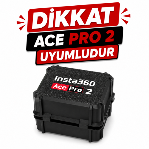 Aksiyon Kamera Koruma Kutusu Sert Plastik Saklama Kutusu Kamera Taşıma ve Muhafaza Kutusu Ace Pro 2 Uyumlu