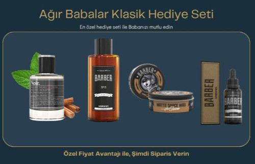 Ağır Babalar Klasik Noir Barber Set