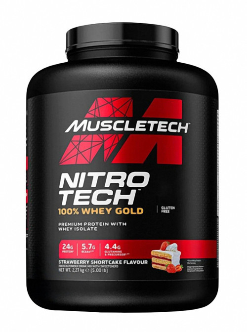 Nitro-Tech %100 Whey Gold Protein 2240 Gr Çilek